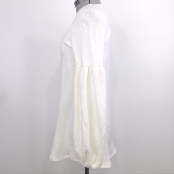 Akira Talk That Talk Cream Tunic Sweater /Mini Dress - Picture 4 of 6
